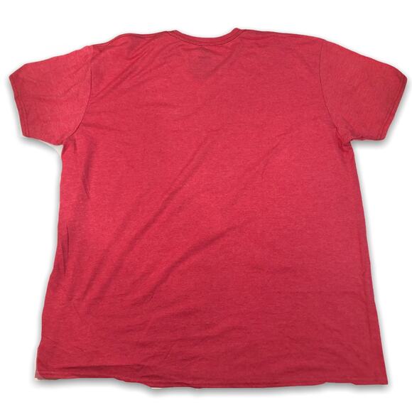 United We Stand Crest Land of the Free Graphic Tee Shirt Men's XXL Red - Picture 3 of 4